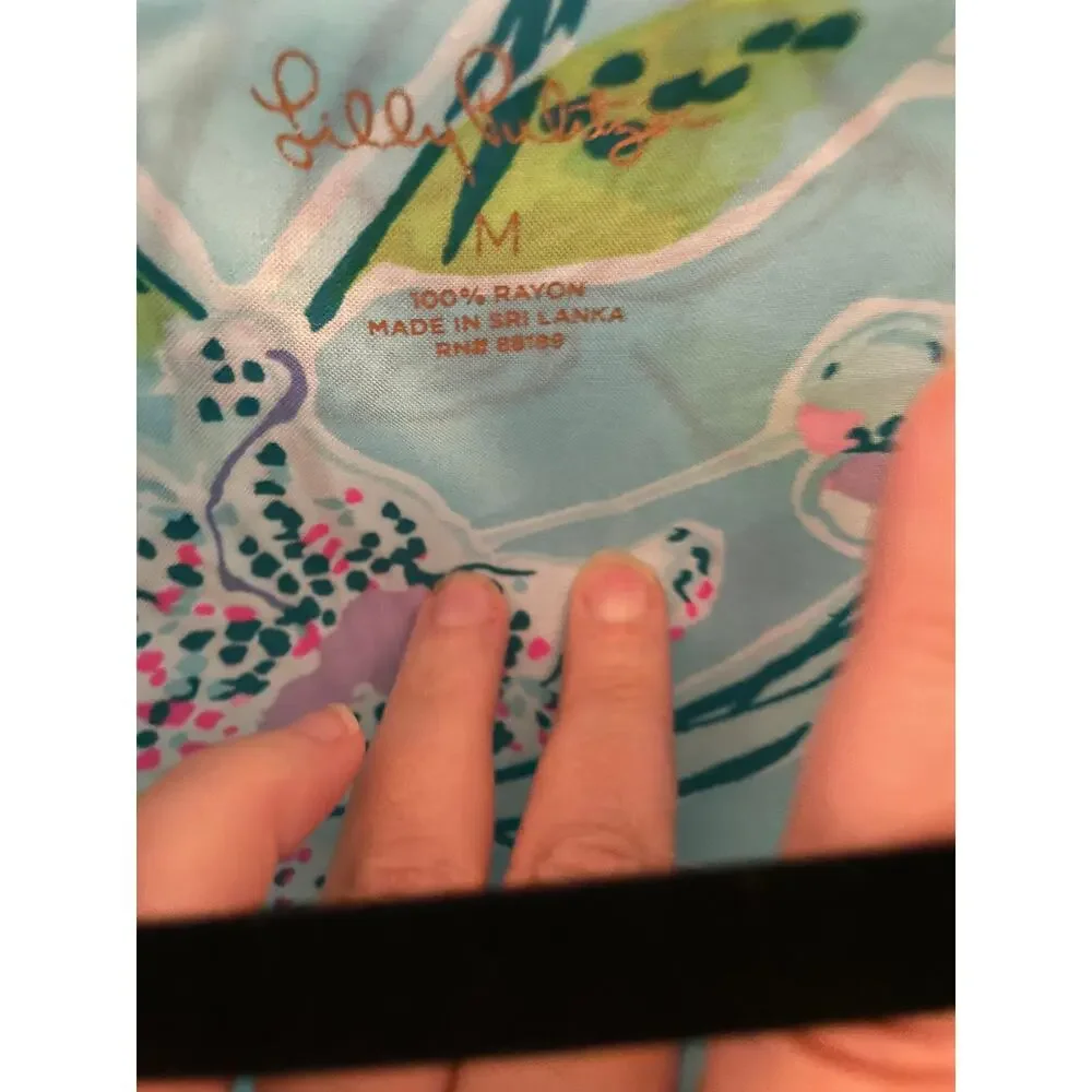 Lilly Pulitzer NWT Lillith Tunic Dress: Sway this Way Size M - Picture 4 of 8